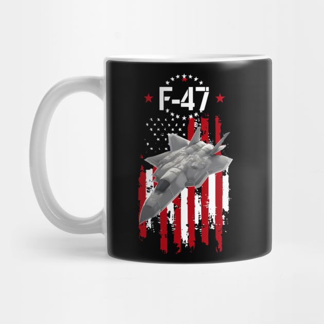 Funny F47 Fighter Jet Trump Shirt F-47 Jet Fighter Aircraft by Creatifly Graphic Tees